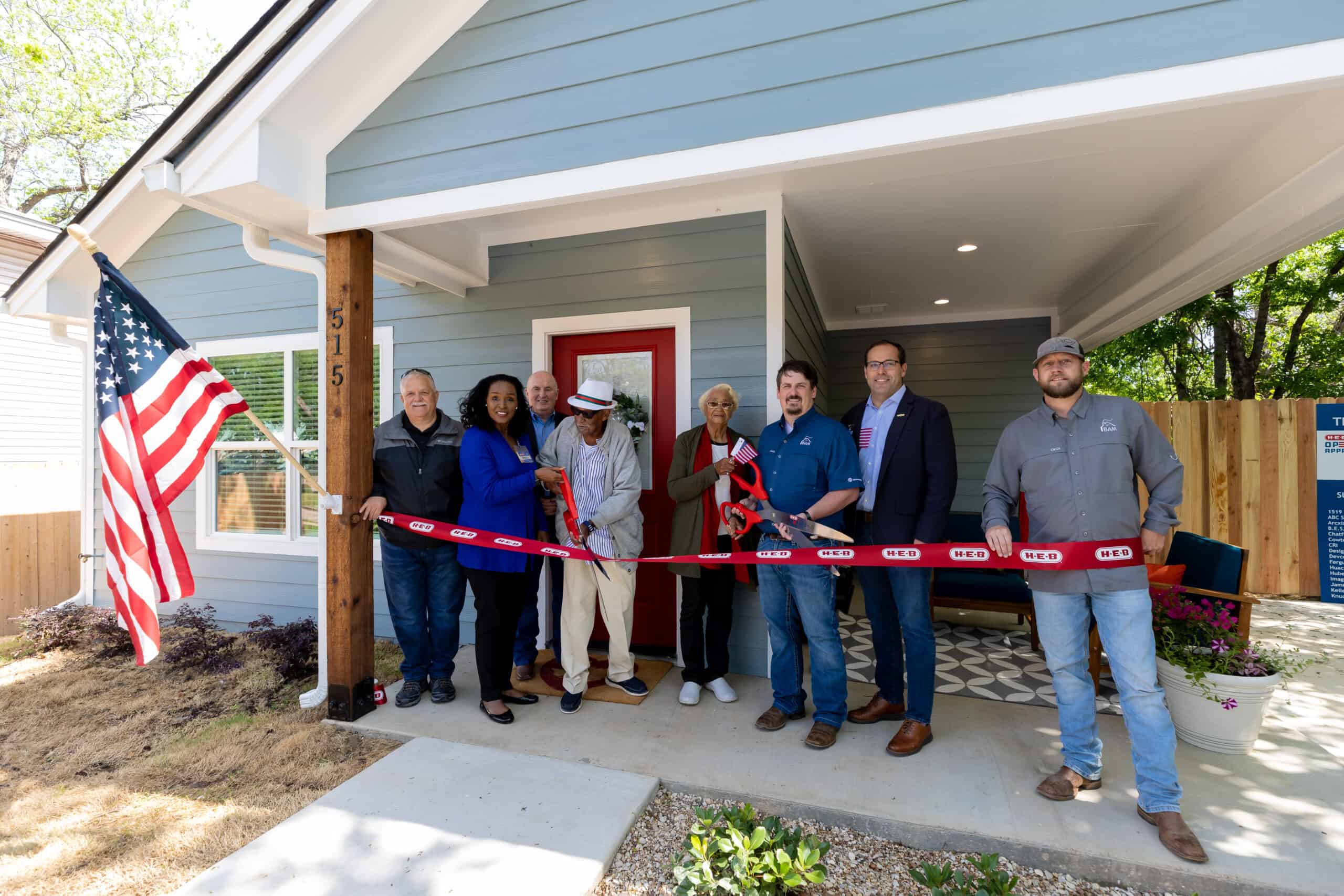 Waco Remodel Home - Ribbon Cutting